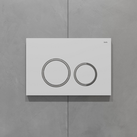 Клавиша смыва Iddis Unifix, белая (UNI03WCi77)